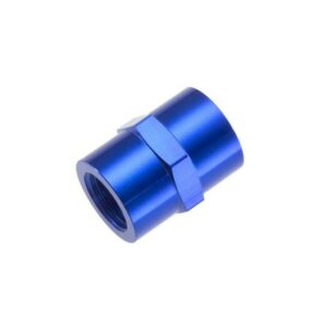 Redhorse Performance Fitting -02 (1/8″) NPT female pipe coupler – blue