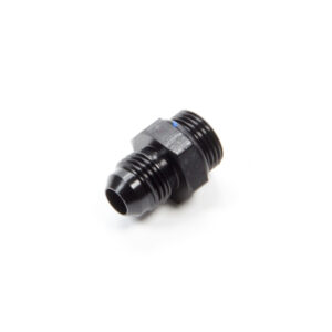 AEROQUIP AERFCM5112  Fitting, Adapter, Straight, 6 AN Male to 5/8-20 in Male, Aluminum, Black Anodized