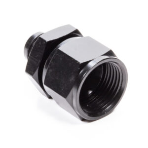 FRAGOLA FRG497211-BL Fitting, Adapter, Straight, 10 AN Female Swivel to 8 AN Male, Aluminum, Black Anodized,