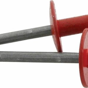 ALLSTAR PERFORMANCE Rivet, 5/8 in Head, 3/16 in Steel Mandrel, 1/4-3/8 in Grip Range, Aluminum, Red, Set of 250