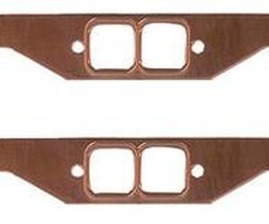 Engine Works COPPER EXHAUST GASKETS small block chevy 1.50″ Square Port