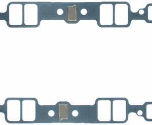 Fel-Pro Intake Manifold Gasket, 0.060 in Thick, Steel Core Laminate, 1.230 x 1.990 in Rectangular Port, Small Block Chevy