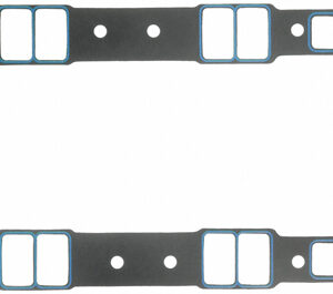 Fel_Pro 1206 Intake Manifold Gasket, Printoseal, 0.060 in Thick, Composite, 1.310 x 2.210 in Rectangular Port, Small Block Chevy, Kit