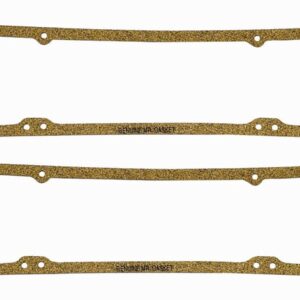 MR. GASKET Valve Cover Gasket, 0.187 in Thick, Cork / Rubber, Small Block Chevy, Pair