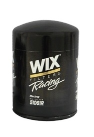 WIX Oil Filter, Canister, Screw-On, 5-3/16 in Tall, 13/16-16 in Thread, Steel, Black, Various Applications