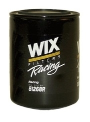 WIX Oil Filter, Canister, Screw-On, 5.21 in Tall, 1-1/8-16 in Thread, Steel, Black, Various Applications