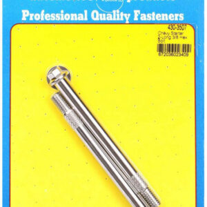 ARP Starter Bolt, 4.450 in Long, Hex Head, Stainless, Polished, GM, Pair