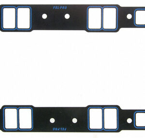 Fel-Pro Intake Manifold Gasket, Printoseal, 0.065 in Thick, Steel Core Laminate, 1.280 x 2.090 in Rectangular Port, Small Block Chevy