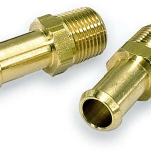MOROSO Fitting, Adapter, Straight, 3/8 in NPT Male to 1/2 in Hose Barb, Brass, Pair