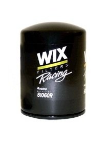 WIX Oil Filter, Canister, Screw-On, 5.17 in Tall, 13/16-16 in Thread, Steel, Black, Various Applications