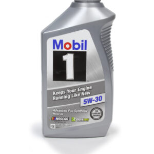 Mobil 1 Motor Oil, Advanced Full Synthetic, 5W30, Synthetic, 1 qt Bottle