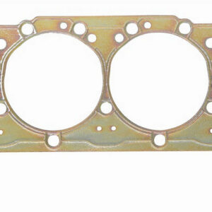 MR. GASKET Head Gasket Shim, 4.100 in Bore, 0.020 in Compression Thickness, Rubber Coated Steel Core, Small Block Chevy