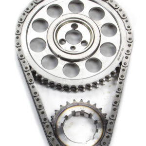 ROLLMASTER-ROMAC Timing Chain Set, Red Series, Double Roller, Keyway Adjustable, Needle Bearing, Billet Steel, Big Block Chevy, Kit