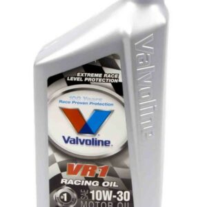 VALVOLINE Motor Oil, VR1 Racing, High Zinc, 10W30, Conventional, 1 qt Bottle