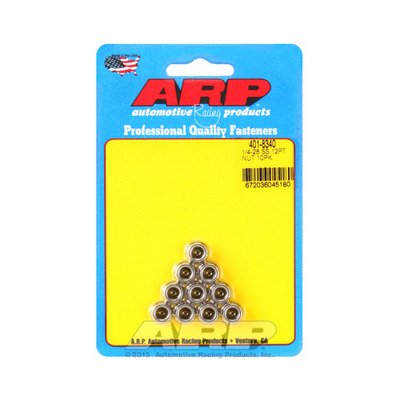 ARP Nut, 1/4-20 in Thread, 5/16 in 12 Point Head, Stainless, Polished, Universal, Set of 10