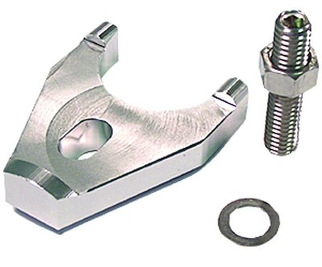 Engine Works Billet Style Distributor Clamp Heavy Duty/Natural Finish SBC/BBC