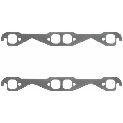 FEL-PRO Exhaust Header / Manifold Gasket, 1.380 in Square Port, Steel Core Laminate, Small Block Chevy, Pair