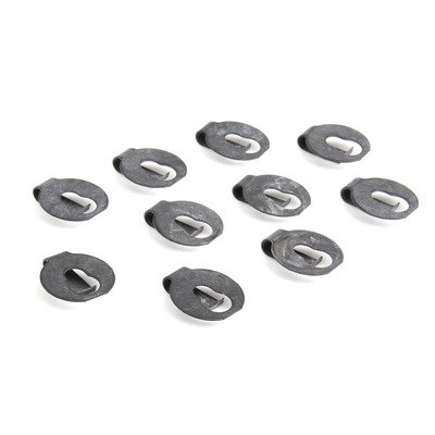 HOLLEY Throttle Cable Clip, Steel, Carburetor, Set of 10