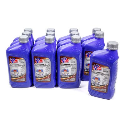 VP Racing -Motor Oil, HiPerformance, High Zinc, 10W40, Semi-Synthetic, 1 qt Bottle, Set of 12