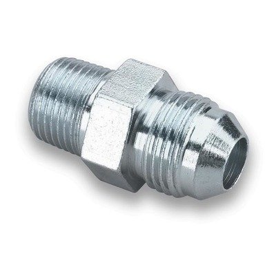 EARLS Fitting, Adapter, 90 Degree, 1/8 in NPT Female to 3 AN Male, Steel, Natural, Each