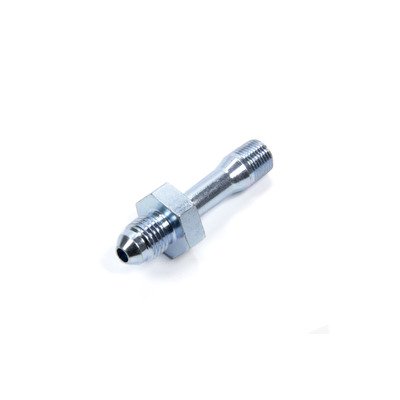 EARLS Fitting, Adapter, Straight, 4 AN Male to 1/8 in NPT Male, 1 in Extension, Steel, Natural, Each