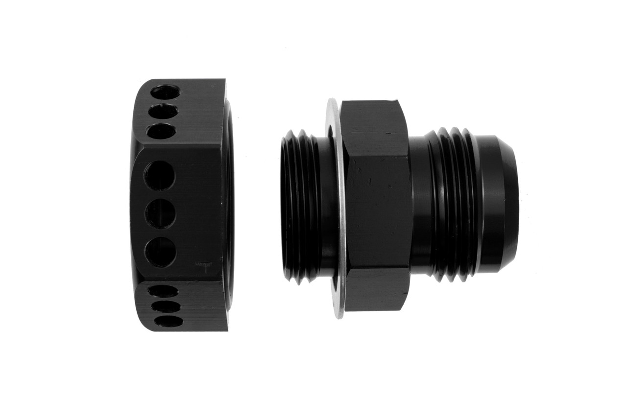 Redhorse Valve Cover Vent Fitting, -12AN, Black