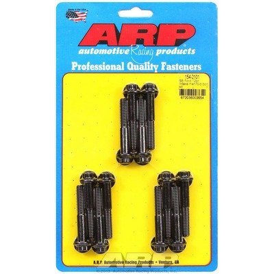 ARP Intake Manifold Bolt Kit, 12 Point Head, Chromoly, Black Oxide, Small Block Ford, Kit