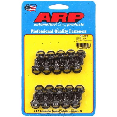 ARP Oil Pan Bolt Kit, 12 Point Head, Chromoly, Black Oxide, Mopar V8, Set of 20
