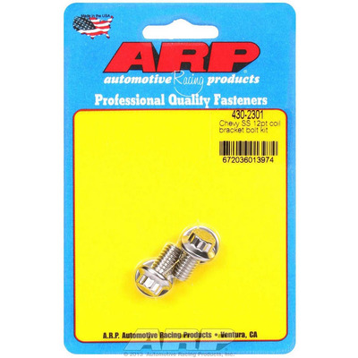 ARP Coil Bracket Bolt Kit, 12 Point Head, Stainless, Polished, Chevy, Kit