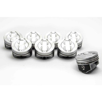 SEALED POWER Piston, Hypereutectic, 4.030 in Bore, 5/64 x 5/64 x 3/16 in Ring Grooves, Minus 12.30 cc, Coated Skirt, Small Block Chevy, Set of 8